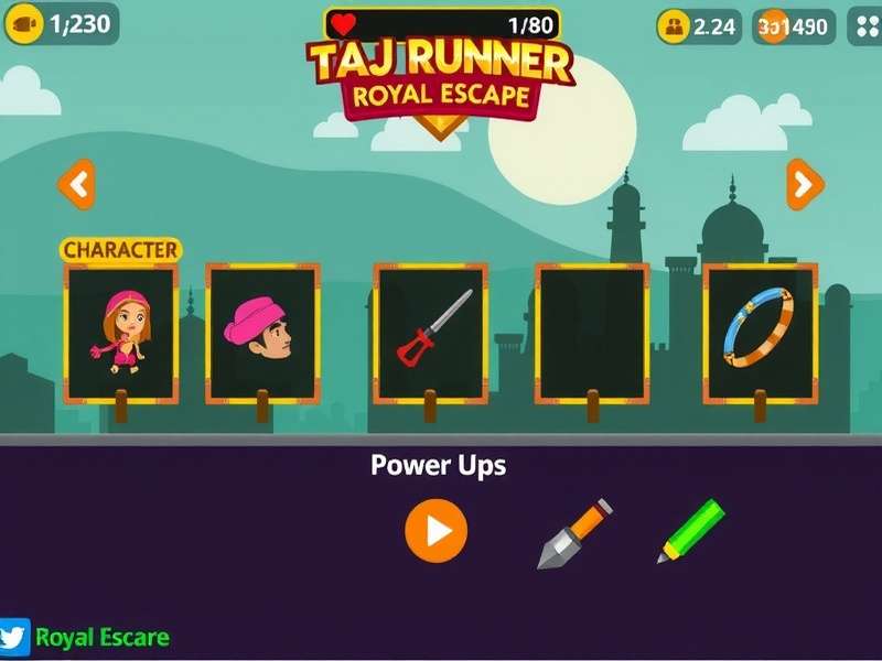 Taj Runner Royal Escape gameplay screenshot